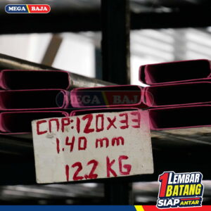 CNP Besi 100 mm x 35 mm x 6000 mm | Grade Biru