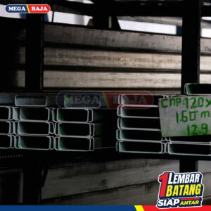 CNP Besi 100 mm x 48 mm x 6000 mm | Grade Hijau