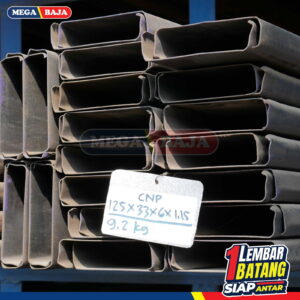 CNP Besi 120 mm x 45 mm x 6000 mm | Grade Putih