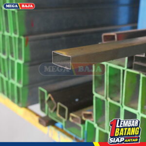 Hollo Hitam 125 mm X 125 mm X 6.000 mm | Grade Putih