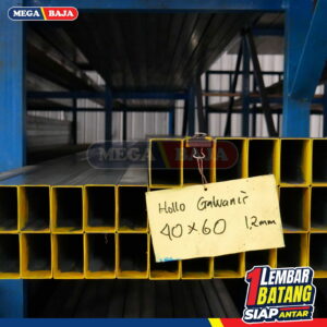Hollo Galvanis 15 mm X 30 mm X 6.000 mm | Grade Pink