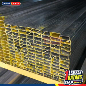 Hollo Galvanis 15 mm X 35 mm X 6.000 mm | Grade Biru Muda