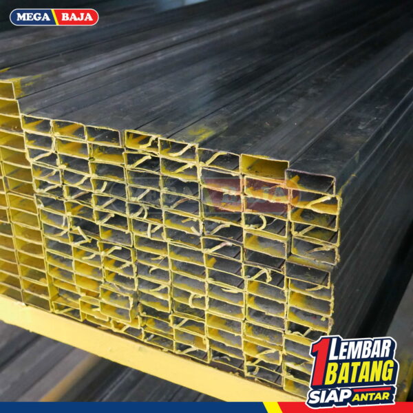 Hollo Galvanis 15 mm X 35 mm X 6.000 mm | Grade Biru Muda