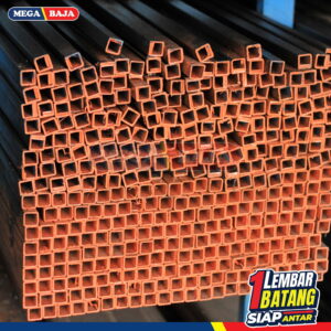 Hollo Galvanis 20 x 20 x 6 Grade Merah