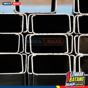CNP Besi Cilegon Steel 75 mm x 45 mm x 6000 mm | Grade Putih