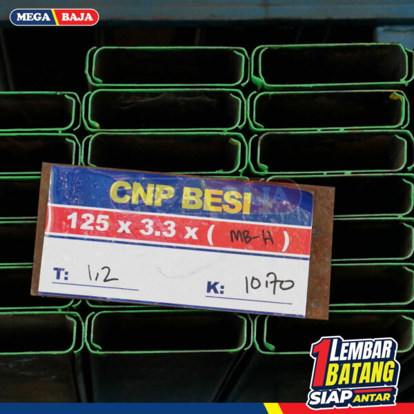 CNP Besi Cilegon Steel ECO 100 mm x 50 mm x 6000 mm | 2,30 mm