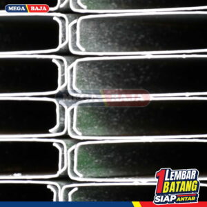 CNP Besi Cilegon Steel ECO 125 mm x 50 mm x 6000 mm | Grade Ungu