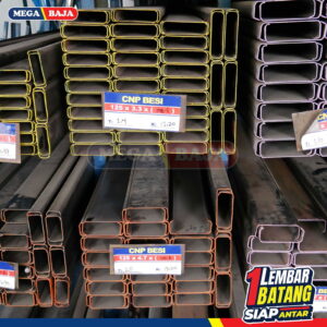 CNP Besi Cilegon Steel ECO 75 mm x 45 mm x 6000 mm | Grade Biru Muda