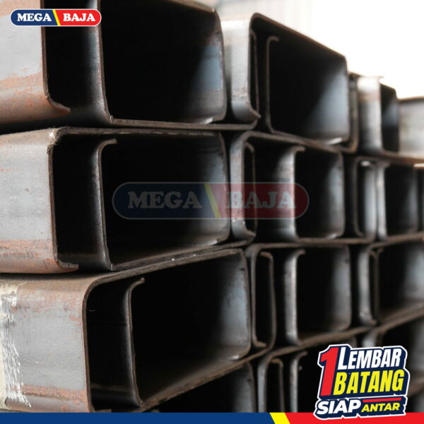 CNP Besi Cilegon Steel ECO 75 mm x 45 mm x 6000 mm | Grade Pink